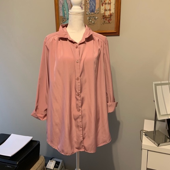 Vintage Only Necessities Button Down Shirt - Picture 1 of 5